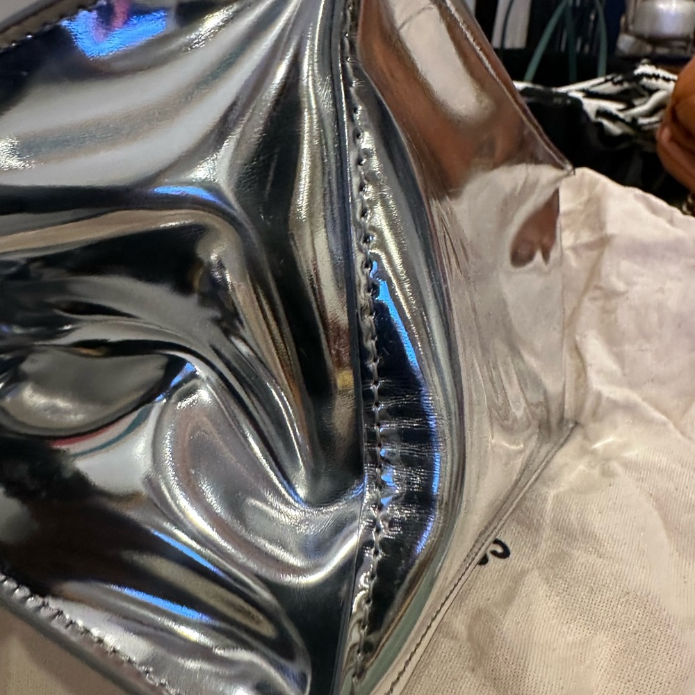 Jacquemus Le Rond Carre Silver Clutch - Picture 9 of 11